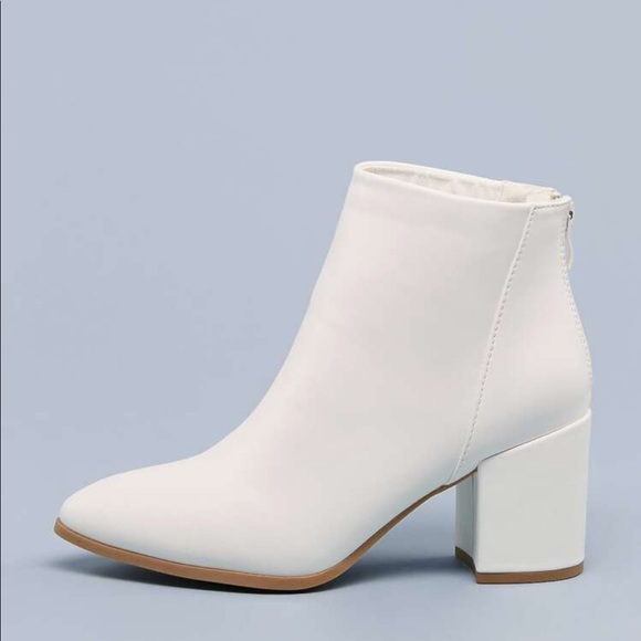 SHEIN Shoes - NEVER BEEN WORN! white booties
